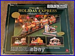 New Bright Holiday Express #387 Animated Christmas Train Set G Gauge. Complete