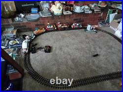 New Bright Holiday Express #387 Animated Christmas Train Set G Gauge. Complete