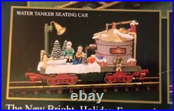 New Bright Holiday Express #387 Animated Christmas Train Set G Gauge. Complete