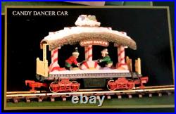 New Bright Holiday Express #387 Animated Christmas Train Set G Gauge. Complete