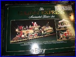 New Bright, Holiday Express, Animated Christmas Train Set, Complete, G Scale