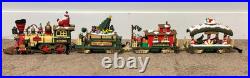 New Bright Holiday Express Animated Electric Christmas Train Set #380 G-Scale