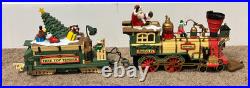 New Bright Holiday Express Animated Electric Christmas Train Set #380 G-Scale