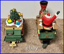 New Bright Holiday Express Animated Electric Christmas Train Set #380 G-Scale