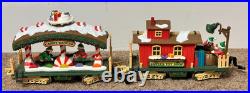New Bright Holiday Express Animated Electric Christmas Train Set #380 G-Scale