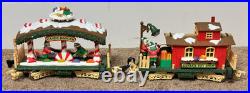 New Bright Holiday Express Animated Electric Christmas Train Set #380 G-Scale