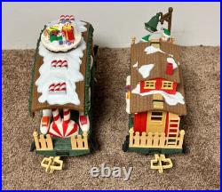 New Bright Holiday Express Animated Electric Christmas Train Set #380 G-Scale