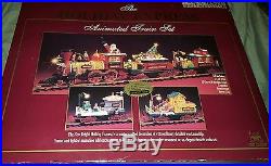 New Bright Holiday Express Animated Train Set 385, Christmas G scale Free S/H