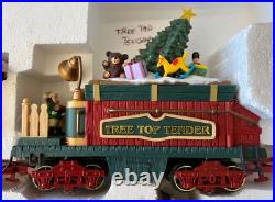 New Bright Holiday Express Animated Train Set 387 Lights Action Music New Bright Holiday Express Animated Train Set 387 Lights Action Music