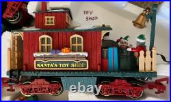 New Bright Holiday Express Animated Train Set 387 Lights Action Music New Bright Holiday Express Animated Train Set 387 Lights Action Music