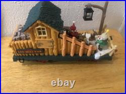 New Bright Holiday Express Animated Train Set 387 Lights Action Music PARTS