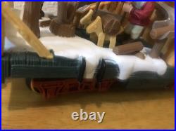 New Bright Holiday Express Animated Train Set 387 Lights Action Music PARTS