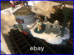 New Bright Holiday Express Animated Train Set 387 Lights Action Music PARTS