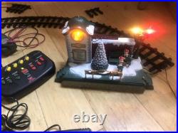 New Bright Holiday Express Animated Train Set 387 Lights Action Music PARTS