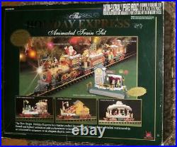 New Bright Holiday Express Animated Train Set No. 387 with & cars