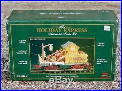 New Bright Holiday Express Electric Train Set model no 980 384-1,2,3,4 track