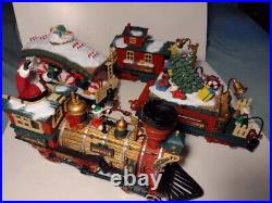 New Bright Holiday Station Train Engine / Tender / Cars Set! G Scale