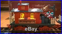New Bright-MUSICAL HOLIDAY STATION-Electric Animated Express Train Set-G Gauge