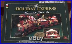 New Bright No. 384 The Holiday Express Animated Train Set G-gauge In Box Train