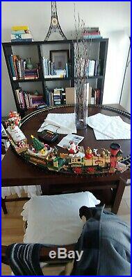 New Bright The HOLIDAY EXPRESS ANIMATED TRAIN SET 384 G Scale Christmas 1996