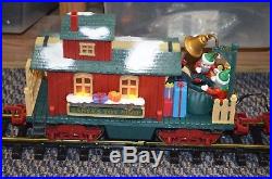New Bright The Holiday Express #387 G Scale Animated Train Complete Set with Box