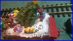 New Bright The Holiday Express Animated Special 2000 Train Set 385 Working