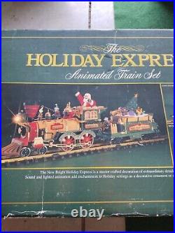 New Bright The Holiday Express Animated Toy Train Set Limited Edition G Scale