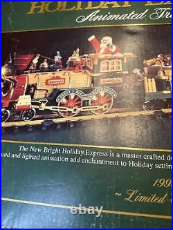 New Bright The Holiday Express Animated Toy Train Set Limited Edition G Scale