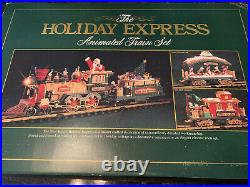 New Bright The Holiday Express Animated Train Set #380 Vintage Collectible
