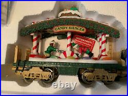New Bright The Holiday Express Animated Train Set #380 Vintage Collectible