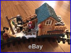 New Bright The Holiday Express Animated Train Set Music & Lights NO. 387 G Scale