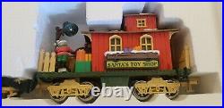 New Bright -The holiday express animated train set 380, 384-2, 380-4, 384-10