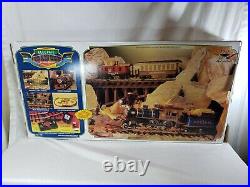 New Bright Train G Scale Set Rail King No. 376 Electric Set Complete