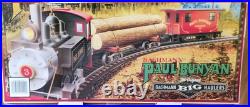 New Factory Sealed Bachmann Big Hauler Paul Bunyan G Scale Train Set