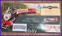 New Factory Sealed Bachmann Big Hauler Paul Bunyan G Scale Train Set