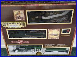 New In BOX Bachmann 4-6-0 G Scale Suwannee River Special Train Set