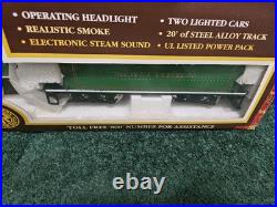 New In BOX Bachmann 4-6-0 G Scale Suwannee River Special Train Set