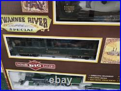 New In BOX Bachmann 4-6-0 G Scale Suwannee River Special Train Set