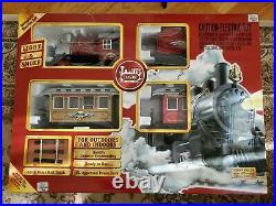 New LGB 72325 2-4-0 Steam Locomotive Tender Christmas Train Set Smoke G-Scale