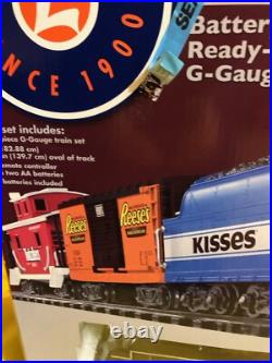New Lionel Hershey's Battery Operated 7-11352 Freight G-gauge Train Set Tested