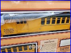 New Rare Vintage Bachmann Big Hauler Gold Hill Express Train Set G Scale Set 2