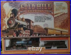 New Vintage Bachmann's Big Hauler G Scale Train Set Gold Hill Express Bh9