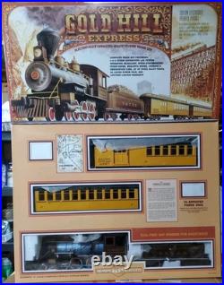 New Vintage Bachmann's Big Hauler G Scale Train Set Gold Hill Express Bh9