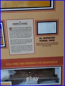 New Vintage Bachmann's Big Hauler G Scale Train Set Gold Hill Express Bh9