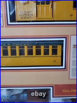 New Vintage Bachmann's Big Hauler G Scale Train Set Gold Hill Express Bh9