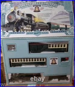 New Vintage Bachmann's Big Hauler G Scale Train Set Liberty Bell Limited Bh11