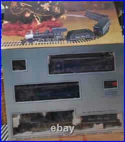 New Vintage Bachmann's Big Hauler G Scale Train Set Royal Blue Sealed Box Bh14