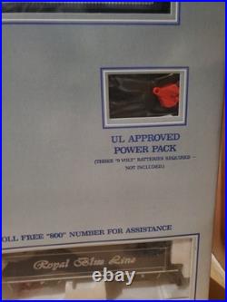 New Vintage Bachmann's Big Hauler G Scale Train Set Royal Blue Sealed Box Bh14