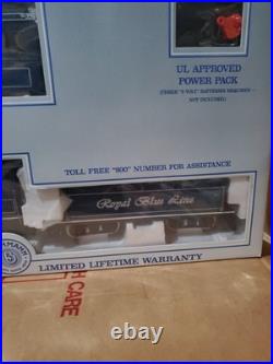 New Vintage Bachmann's Big Hauler G Scale Train Set Royal Blue Sealed Box Bh14