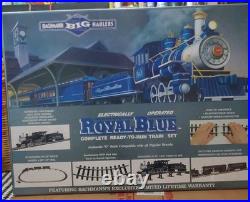 New Vintage Bachmann's Big Hauler G Scale Train Set Royal Blue Sealed Box Bh14